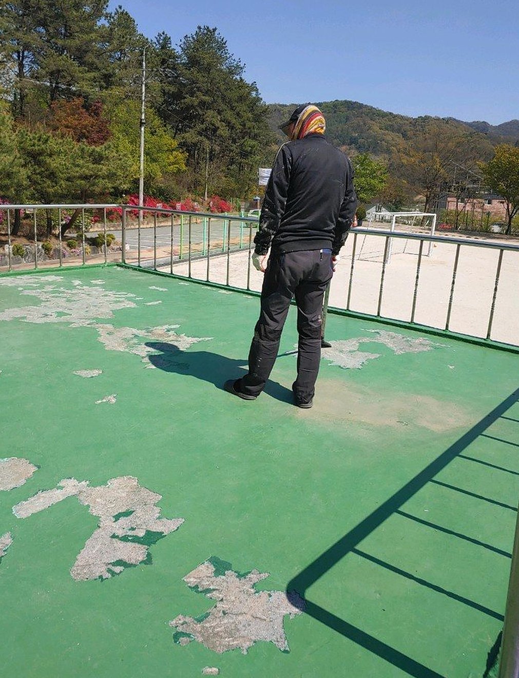 부안 시설물·고소작업 - 고소작업차 외벽 시공